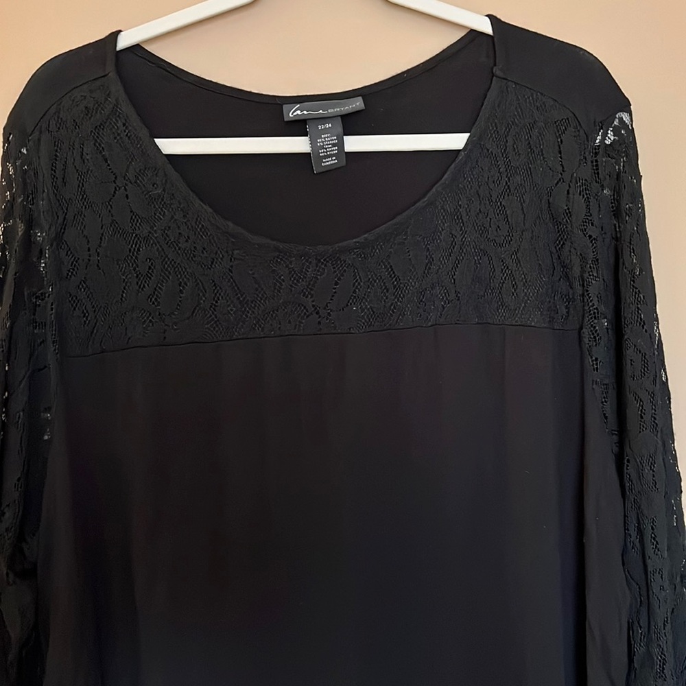 Lane Bryant lace 3/4 sleeve sz 22/24